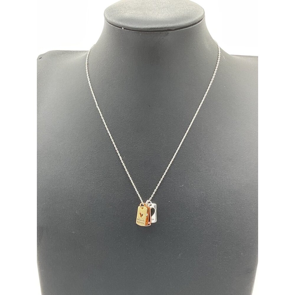 Mother Daughter Necklace Heart Charms Friendship Symbol Unwritten Brand